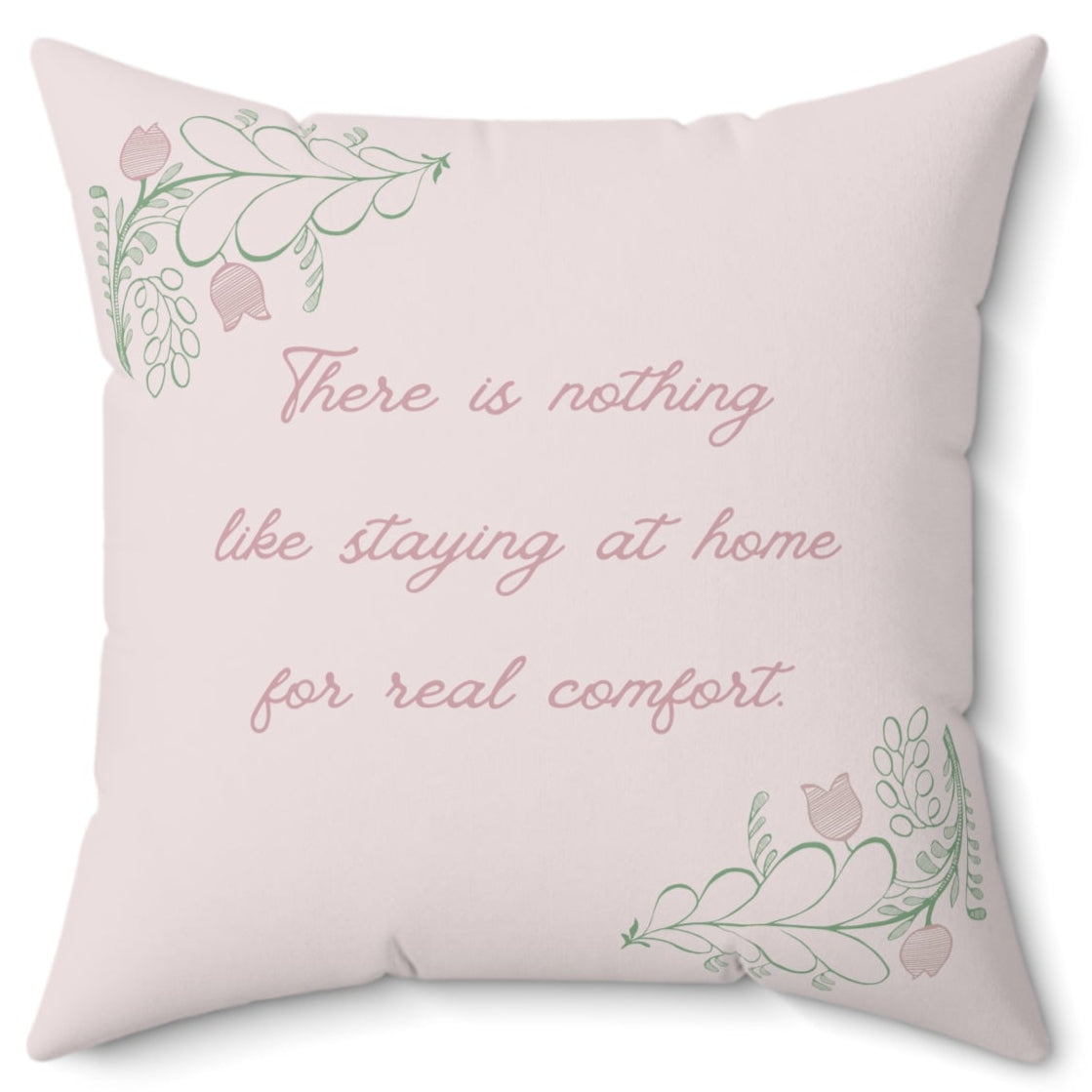 Throw Pillow – Emma No.1 – "Staying at Home"
