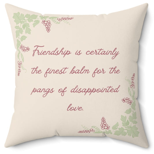 Throw Pillow – Northanger Abby No.1 – "Friendship"
