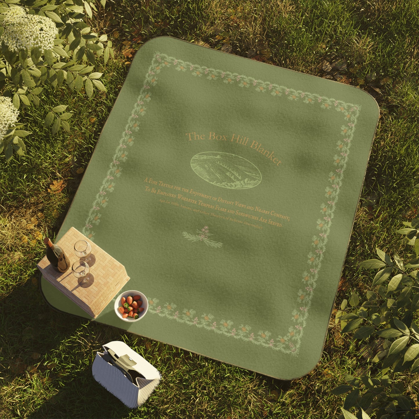The Box Hill Picnic Blanket – Inspired by Emma by Jane Austen