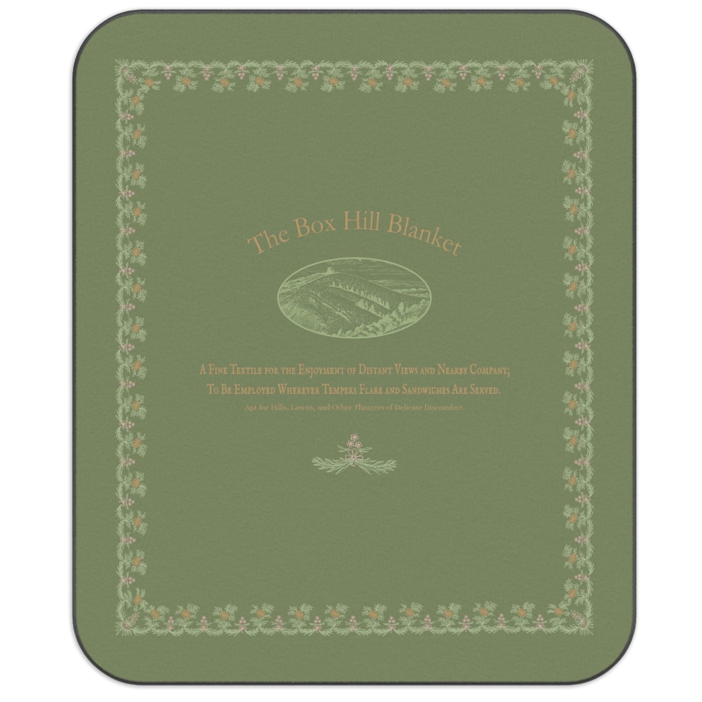 The Box Hill Picnic Blanket – Inspired by Emma by Jane Austen