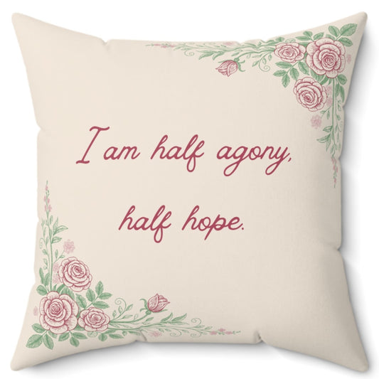 Throw Pillow – Persuasion No.2 – "Half Agony"