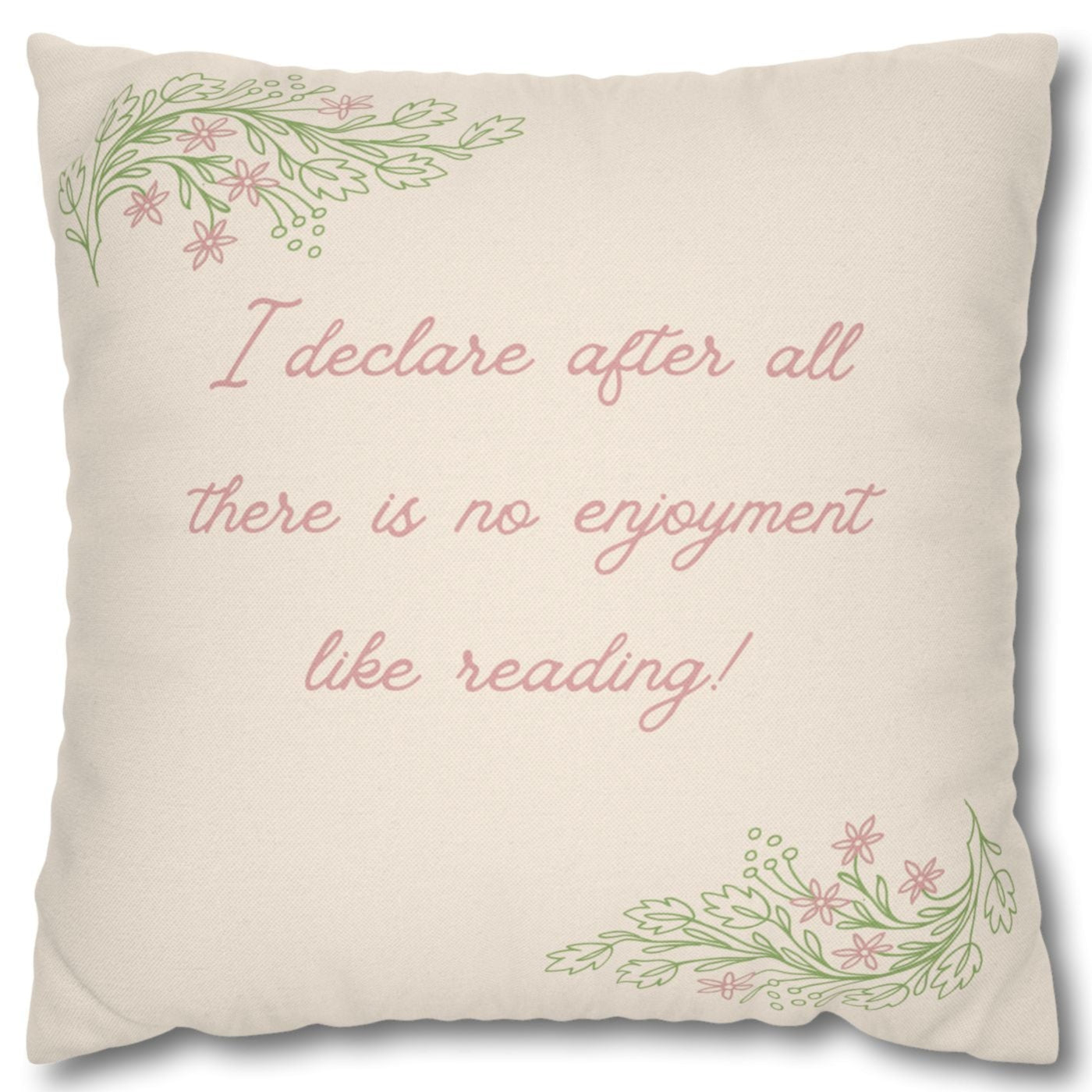 Pillowcase – Pride & Prejudice No.1 – "Reading Joy"