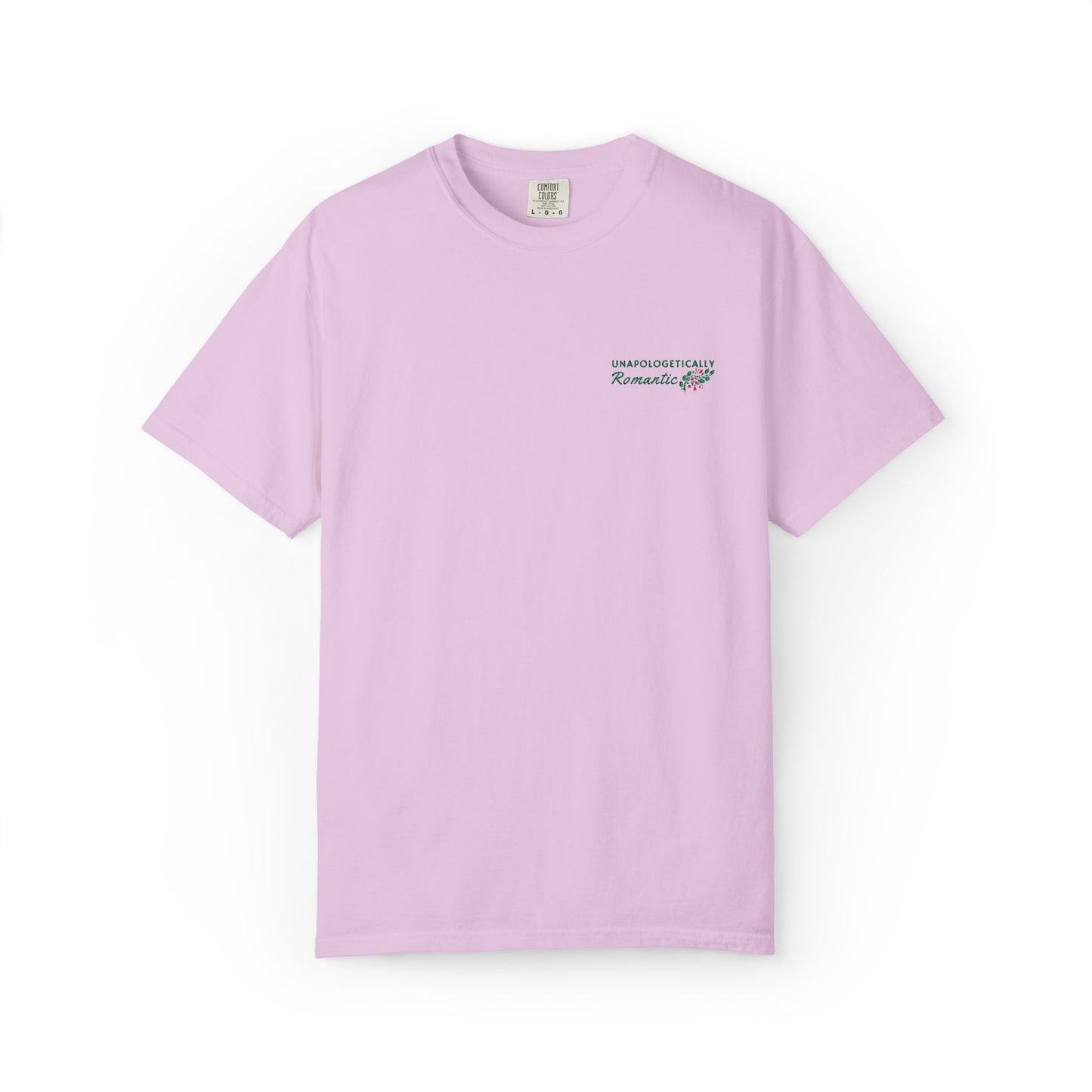Unapologetically Romantic. Embroidered Statement T-shirt.