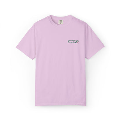 Unapologetically Romantic. Embroidered Statement T-shirt.