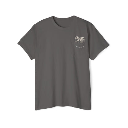 "My Pocket Library" Printed Pocket T-shirt