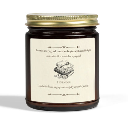 "Because every good romance begins with candlelight" Scented Candle