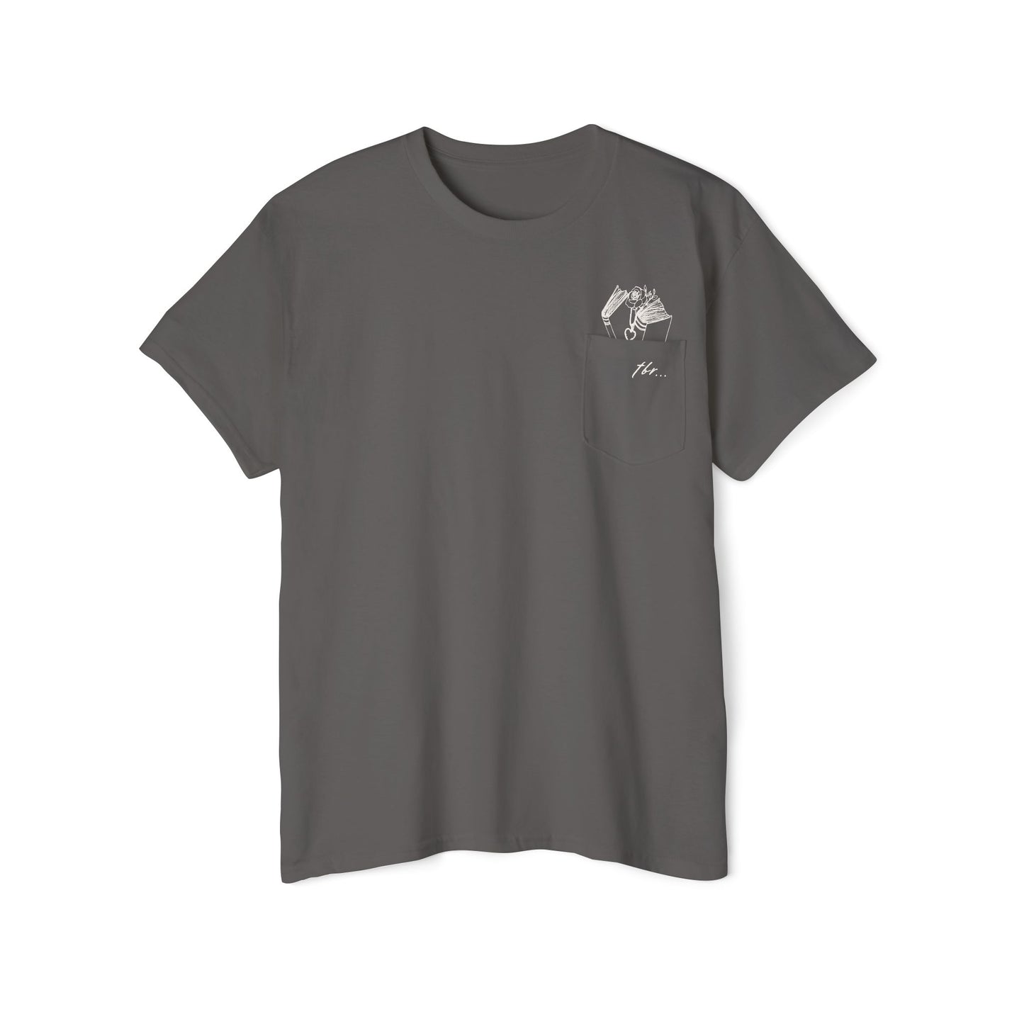TBR Printed Pocket T-shirt for Readers.
