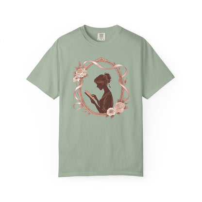 The Bibliophile’s Cameo. A Vintage Graphic T-shirt.