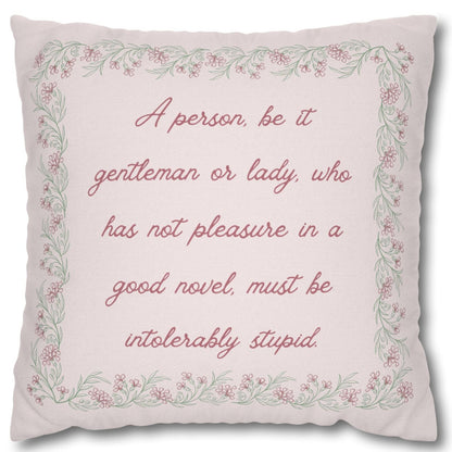 Pillowcase – Northanger Abbey No.2 – "Novel Lover"