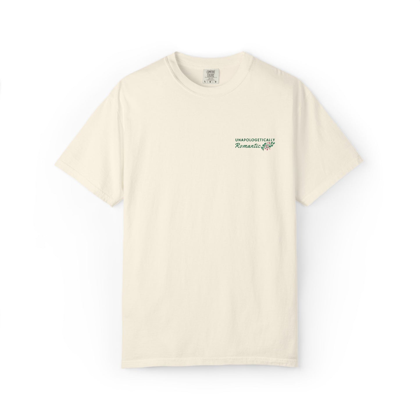Unapologetically Romantic. Embroidered Statement T-shirt.
