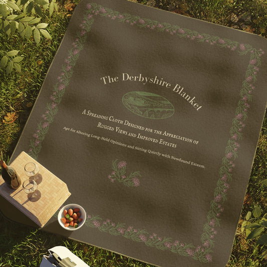 The Derbyshire Blanket – Inspired by Pride and Prejudice by Jane Austen