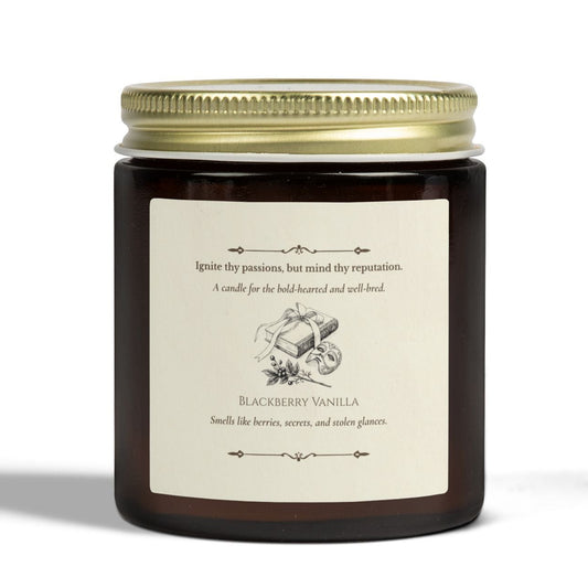 “Ignite thy passions, but mind thy reputation.” Scented Candle