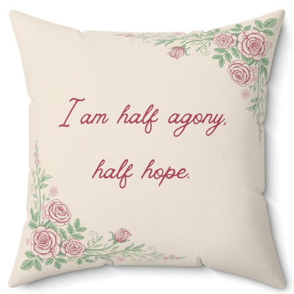 Throw Pillow – Persuasion No.2 – "Half Agony"