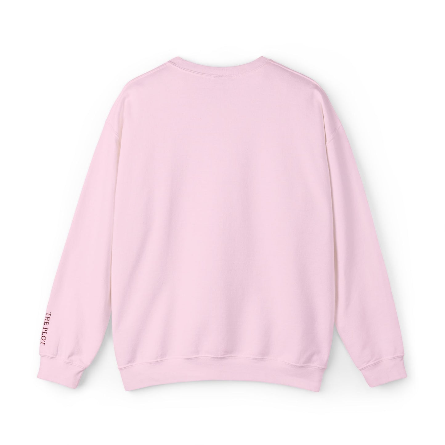The Plot Thickens. Literary Embroidered Sweatshirt, Light