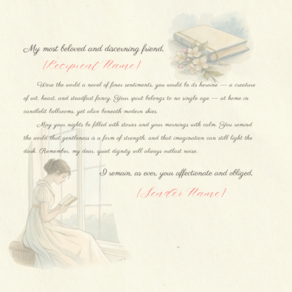 Modern Heroine — Personalized Regency Letter Wall Art