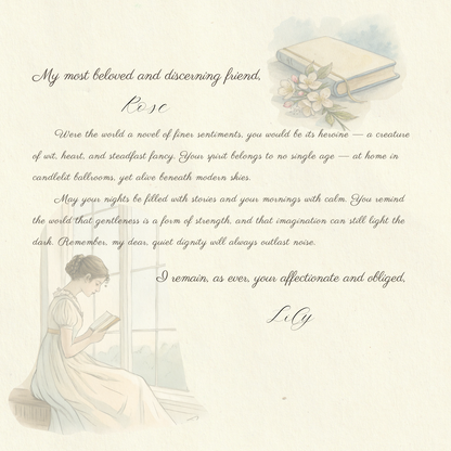 Modern Heroine — Personalized Regency Letter Wall Art